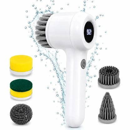 Limpia sin frotar: cepillo eléctrico 5 en 1